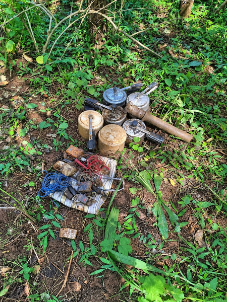 Seven IEDs recovered in Abujhmad during Chhattisgarh Police-ITBP operation