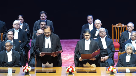 CJI Surya Kant administers oath to three new Supreme Court judges