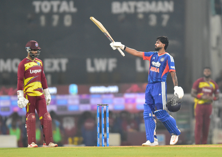 Iyer attains career-best fourth spot in T20I rankings after maiden T20I ton