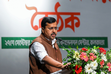 ‘Anarchist mindset’: Nitin Nabin hits out at Rahul Gandhi over protest against CEC