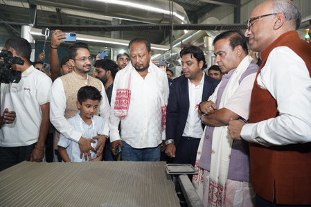 Assam catching up fast in industrialisation, says CM Sarma as Rs 250-crore tile plant inaugurated