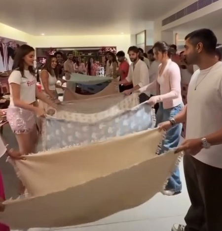 Aneet Padda, Ananya Panday bring out their inner child with fun game at Alanna Panday’s baby shower