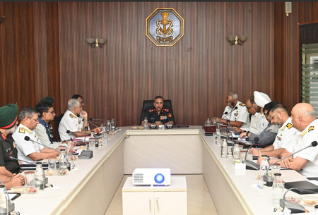 CDS General N.S. Raja Subramani opens residential block for sailors at Karwar Naval base