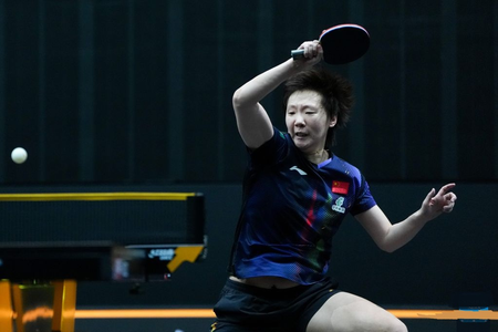 Top seed Wang reaches women’s semifinals of WTT China Smash