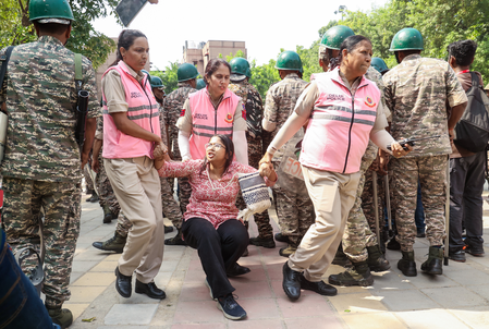 CJP stir: Around 1,000 detained across Delhi