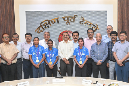 Indian women’s hockey team captain Salima Tete, two other players felicitated by South Eastern Railway