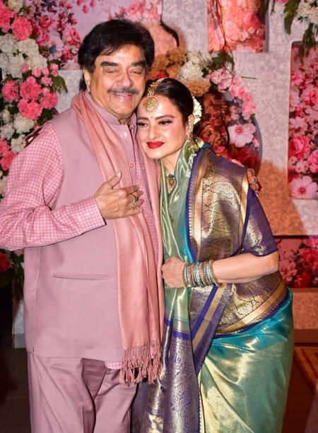 Shatrughan Sinha wishes Rekha on 72nd b’day: Lots of love for our own, mystic, mysterious woman