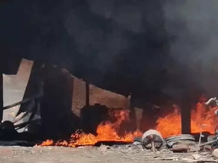 Massive fire at scrap warehouse spreads to nearby units in MP’s Pithampur, no casualty