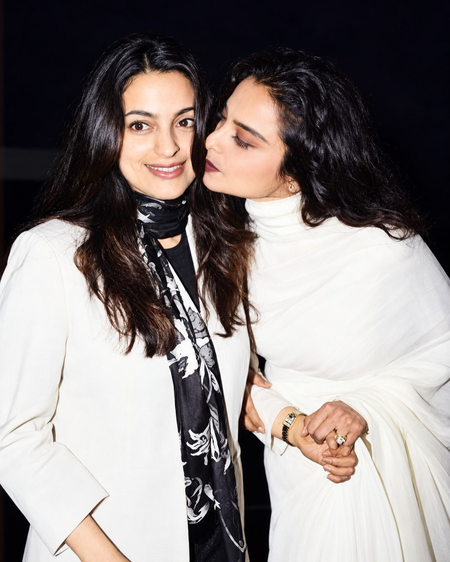 Juhi Chawla wishes ‘true style icon & diva’ Rekha on her birthday