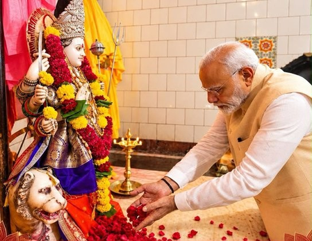 ‘May grace of Maa Jagadamba bring happiness, peace, prosperity’: PM Modi extends Navratri greetings