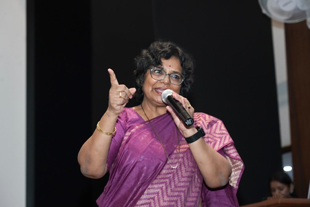 Self-motivation, confidence key to success: NCW chief Vijaya Rahatkar to DU girls