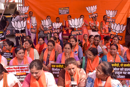 JNU sexual harassment case: BJP seeks action against Congress MP, stages protests across Gujarat