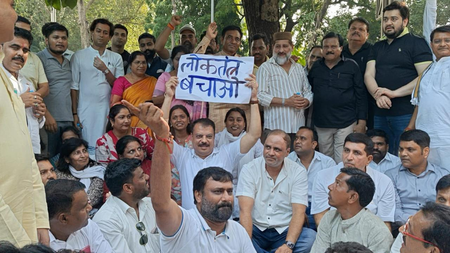 MP Congress leaders join Rahul Gandhi’s Delhi protest