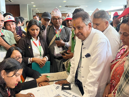Nepal’s only billionaire elected VP of Nepali Congress