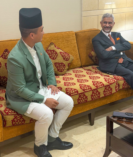 EAM Jaishankar and Nepal’s Home Minister discuss bilateral ties