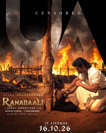 Vijay Deverakonda, Rashmika Mandanna-starrer ‘Ranabaali’ cleared for release with U/A certificate
