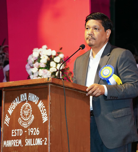 ‘Love your community, never hate others’: Meghalaya CM at Hindu Mission centenary
