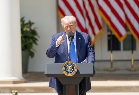 ‘Please pretend I’m running’: Trump asks voters ahead of Nov midterms