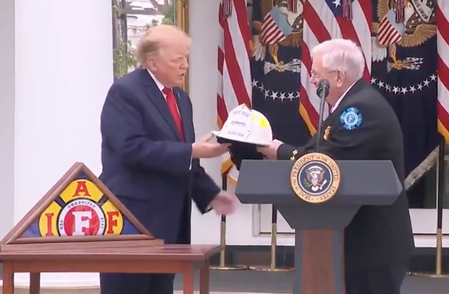 Trump seeks death penalty for firefighter killers