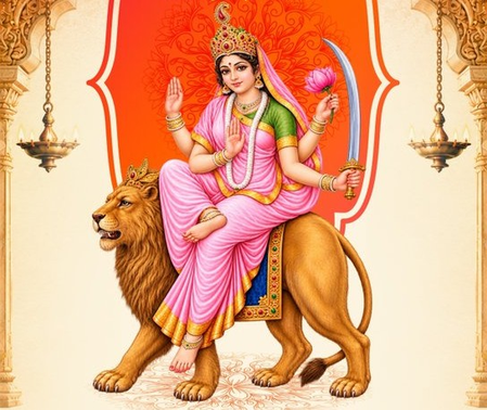 ‘May devotees attain courage, strength to fulfil their resolves’: CM Yogi on Navratri Day-6
