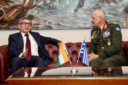 India, Greece underline need for regular exchanges between armed forces, defence industrial collaboration