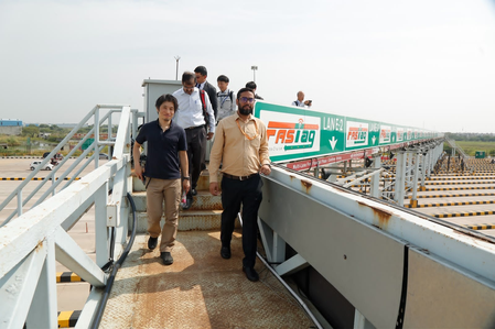 Japanese delegation visits MLFF tolling system near Delhi