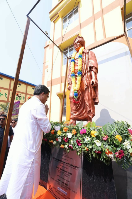 Tripura CM Manik Saha inaugurates indoor sports hall, urges youth to shun drug addiction