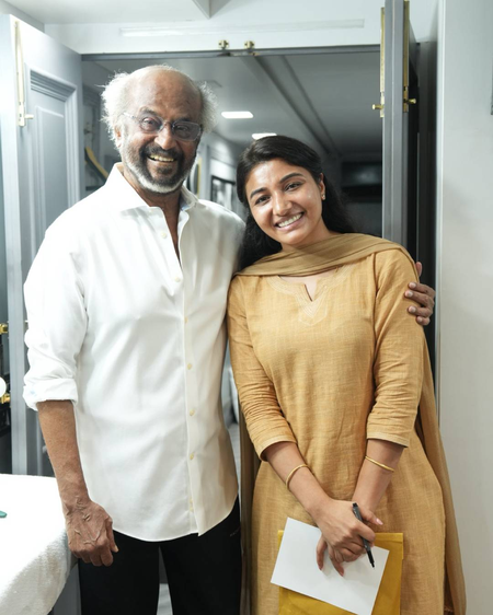Mirnaa tells Rajinikanth: Thank you for blessing me with a life I’ve wished for!