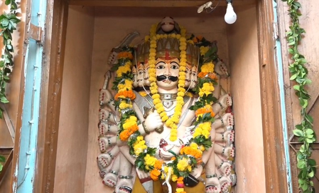 Kanpur temple opens once a year on Dussehra to worship Ravana