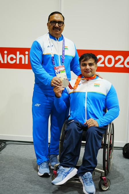 Asian Para Games: Ashok Malik wins silver in Men’s 65 kg para powerlifting