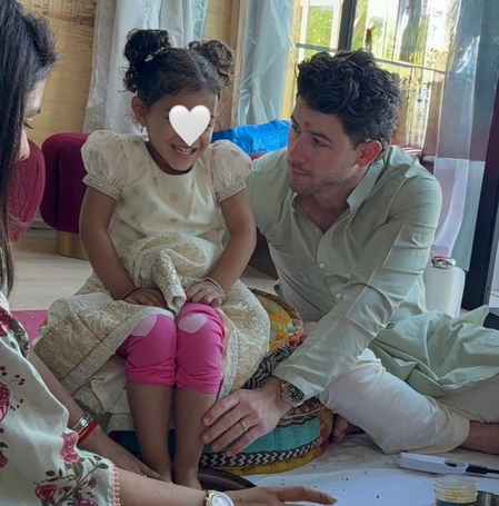 Priyanka Chopra, Nick Jonas perform Kanya Pujan of daughter Malti Marie on Dussehra