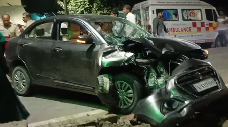 Six injured after speeding car hits people returning from Dussehra Mela in UP’s Ghazipur