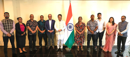 MoS Pabitra Margherita meets ITEC and ICCR alumni in Naoero