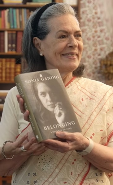 Sonia Gandhi makes Instagram debut, shares first look of her memoir ‘Belonging’