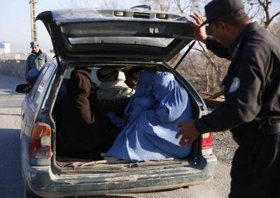 Police discover illegal drugs in ambulance in northern Afghanistan