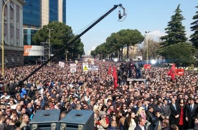 Protests in Albania escalate into violent clashes