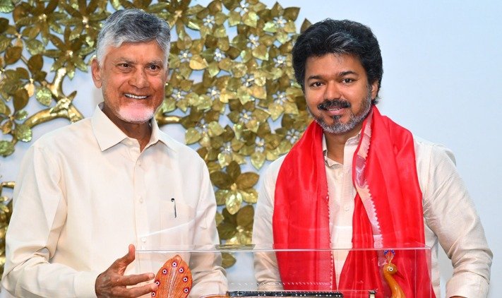 Chandrababu Naidu, Tamil Nadu CM Vijay Discuss Water Sharing, River Linking