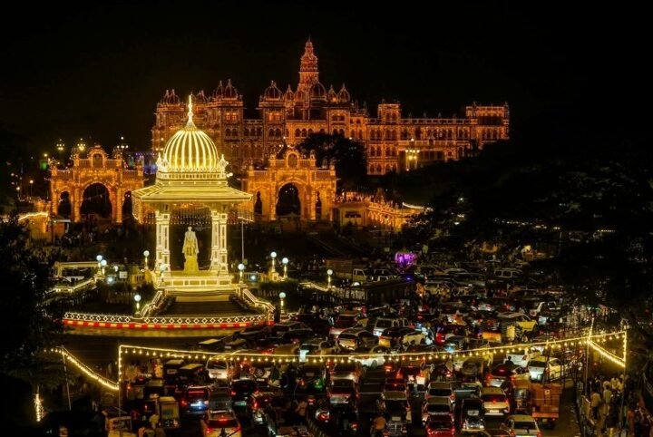 Mysuru Dasara: Cultural City Glows with Colourful Illuminations