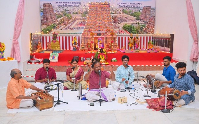 Navaratri Golu Celebrations at Chennai’s Lok Bhavan Blend Devotion and Culture