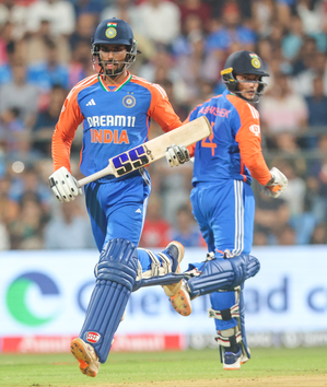 Asian Games: Abhishek and Tilak’s record fifties guide India to 211/6 against Pakistan in cricket final